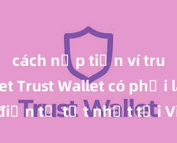 cách nạp tiền ví trust wallet Trust Wallet có phải là ví điện tử tốt nhất tại Việt Nam không?